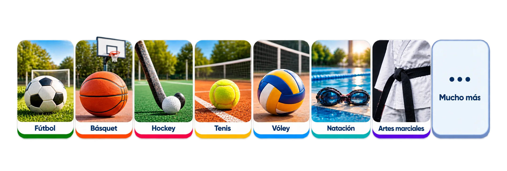 Deportes para todo tipo de clubes